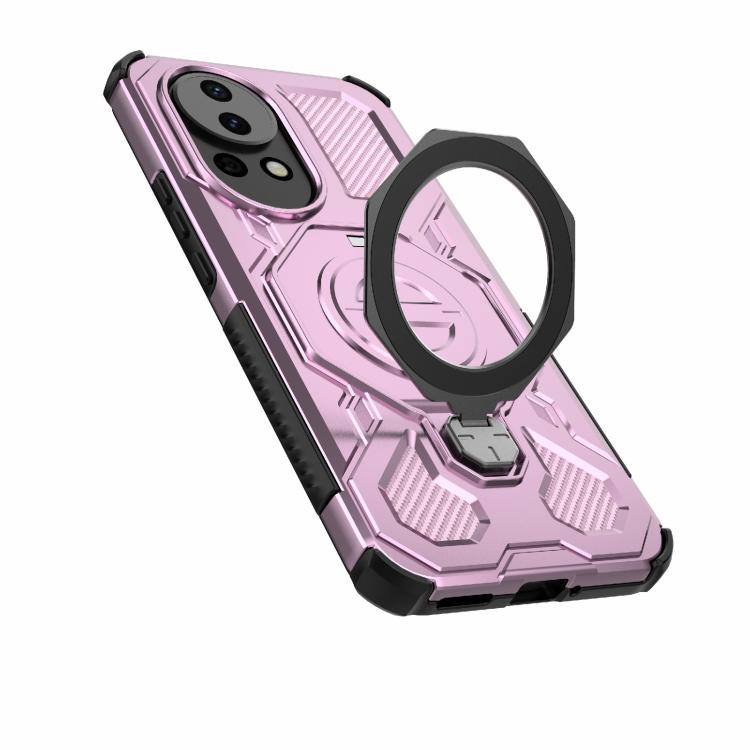 For Huawei nova 12 5G J-20 Solid Color MagSafe Magnetic TPU+PC Phone Case