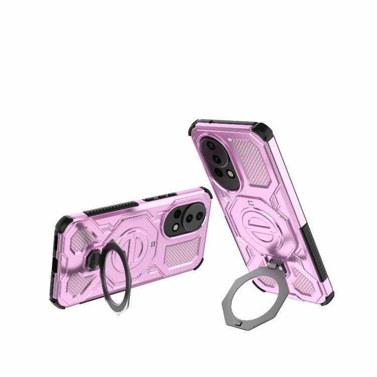 For Huawei nova 12 5G J-20 Solid Color MagSafe Magnetic TPU+PC Phone Case