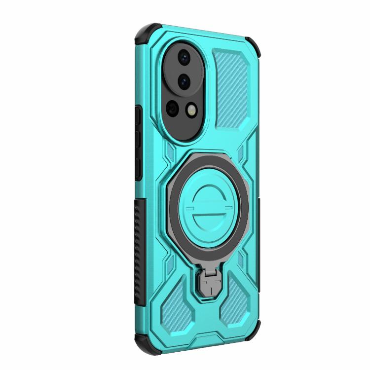 For Huawei nova 12 5G J-20 Solid Color MagSafe Magnetic TPU+PC Phone Case