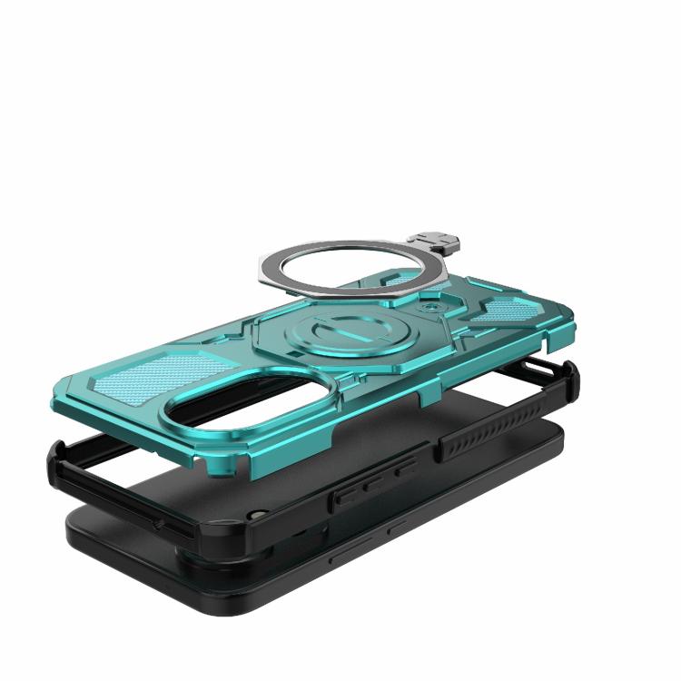 For Huawei nova 12 5G J-20 Solid Color MagSafe Magnetic TPU+PC Phone Case