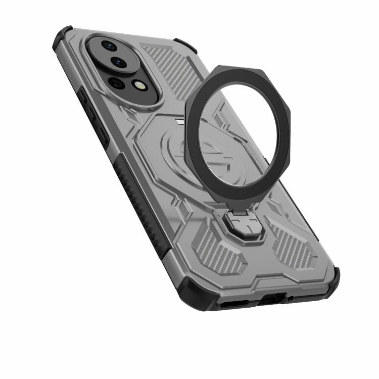 For Huawei nova 12 5G J-20 Solid Color MagSafe Magnetic TPU+PC Phone Case