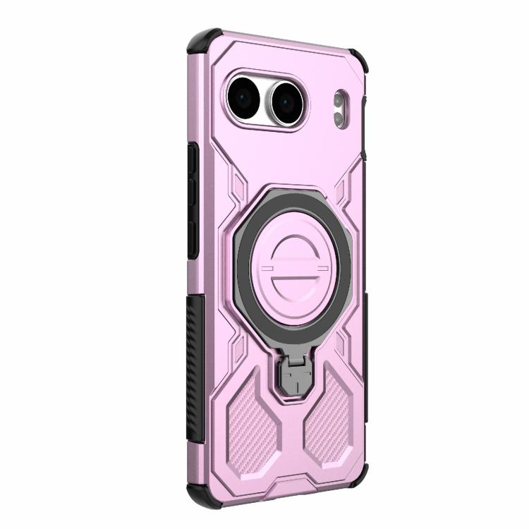 For OnePlus Nord 4 5G Global J-20 Solid Color MagSafe Magnetic TPU+PC Phone Case