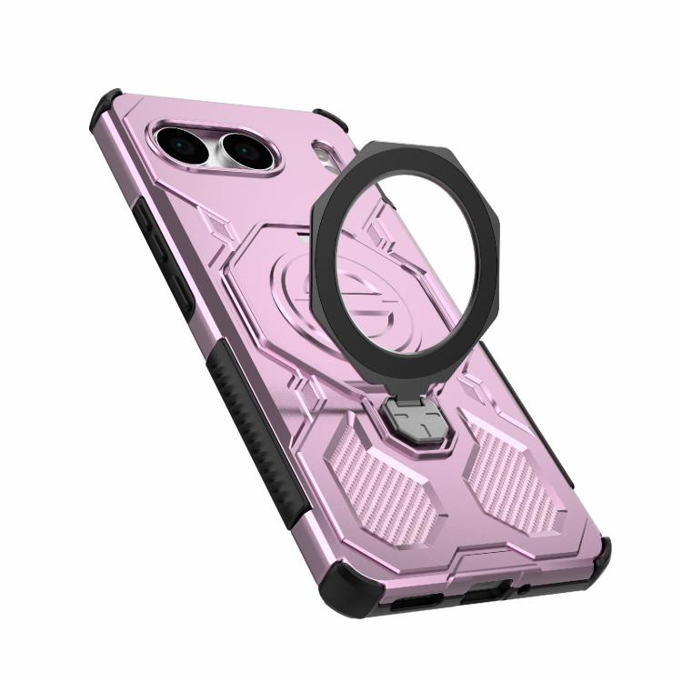 For OnePlus Nord 4 5G Global J-20 Solid Color MagSafe Magnetic TPU+PC Phone Case