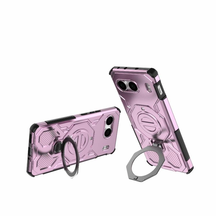 For OnePlus Nord 4 5G Global J-20 Solid Color MagSafe Magnetic TPU+PC Phone Case