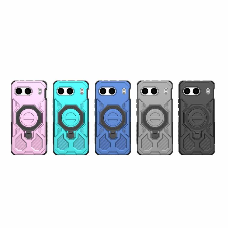 For OnePlus Nord 4 5G Global J-20 Solid Color MagSafe Magnetic TPU+PC Phone Case