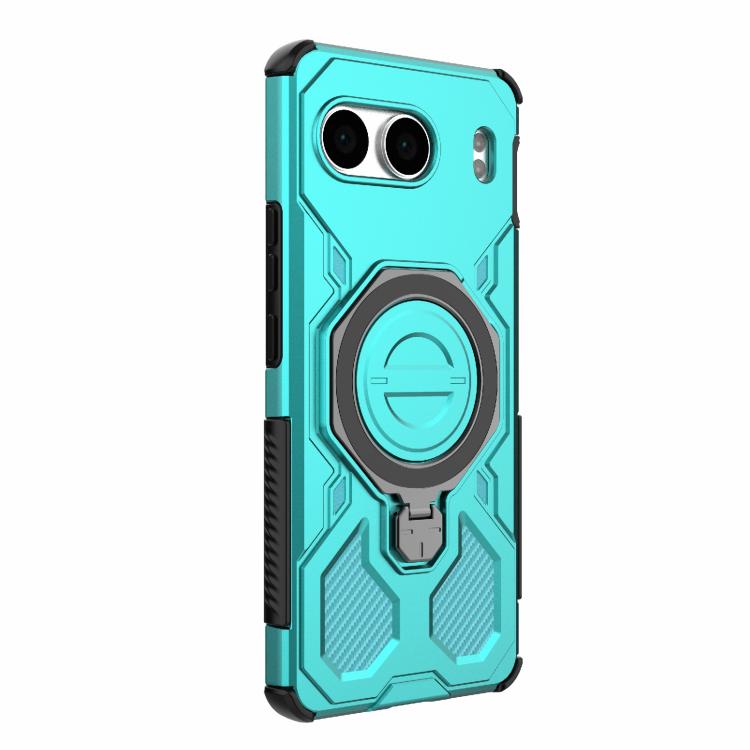 For OnePlus Nord 4 5G Global J-20 Solid Color MagSafe Magnetic TPU+PC Phone Case