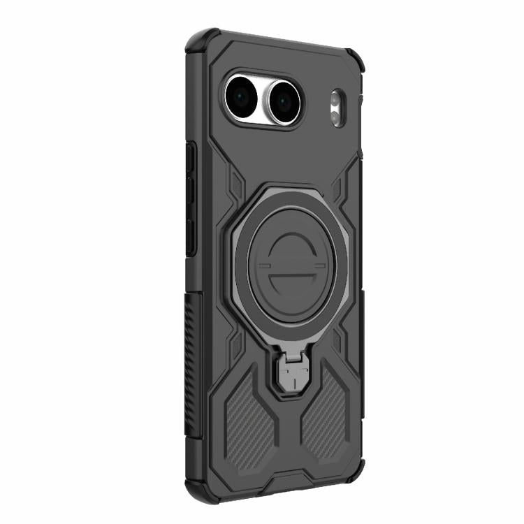 For OnePlus Nord 4 5G Global J-20 Solid Color MagSafe Magnetic TPU+PC Phone Case