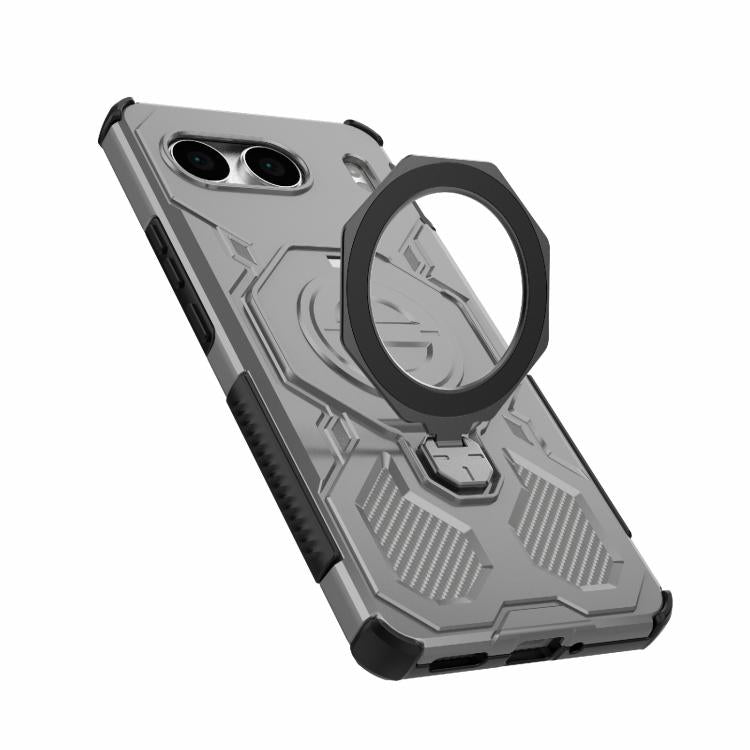 For OnePlus Nord 4 5G Global J-20 Solid Color MagSafe Magnetic TPU+PC Phone Case