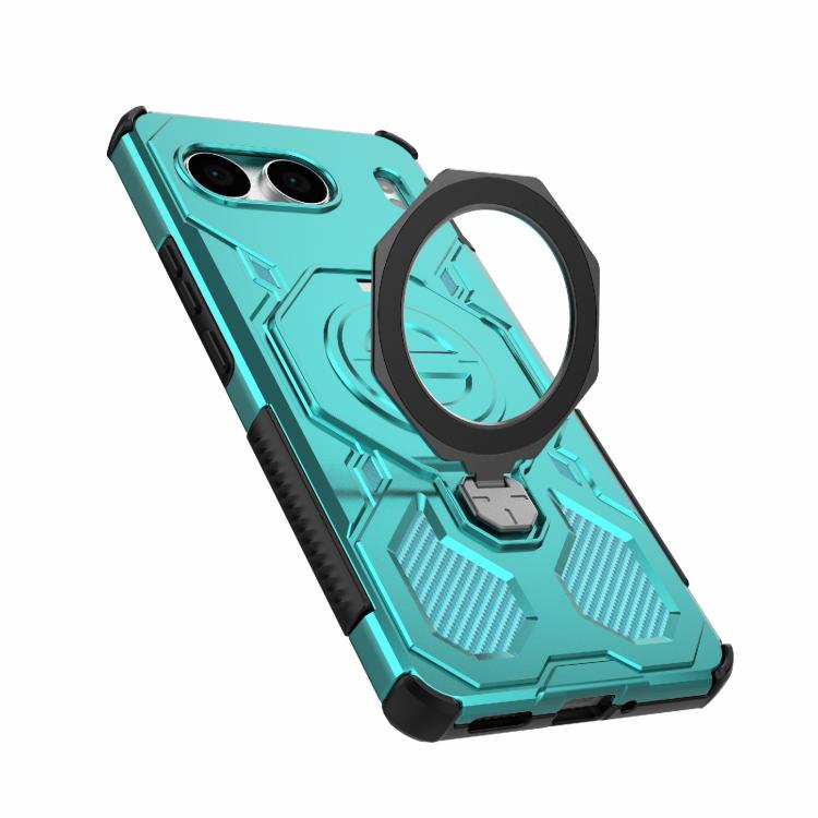 For OnePlus Nord 4 5G Global J-20 Solid Color MagSafe Magnetic TPU+PC Phone Case
