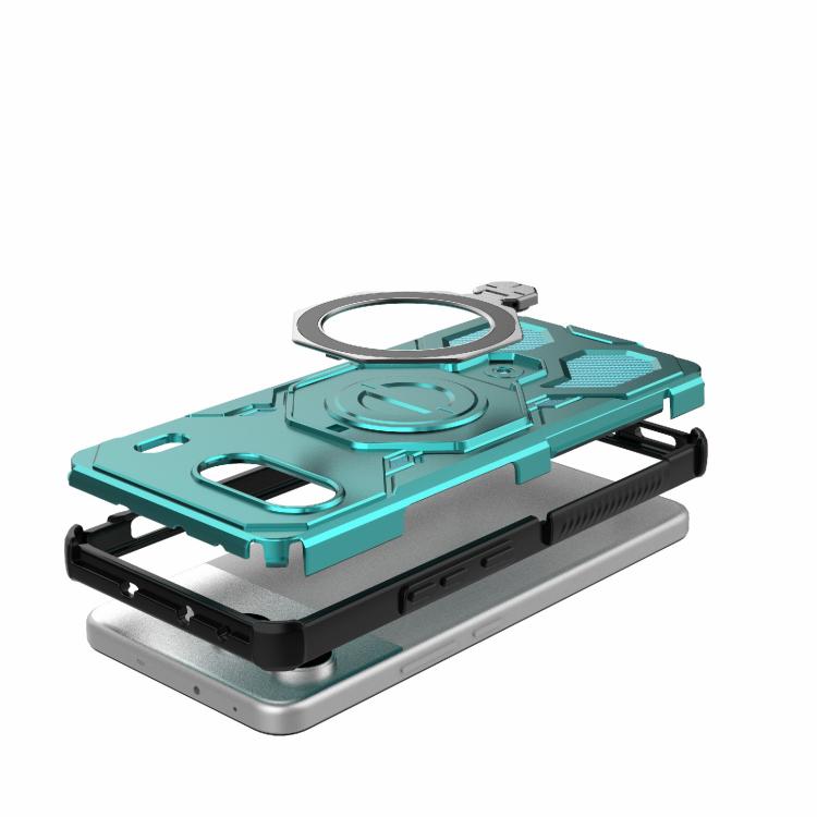 For OnePlus Nord 4 5G Global J-20 Solid Color MagSafe Magnetic TPU+PC Phone Case