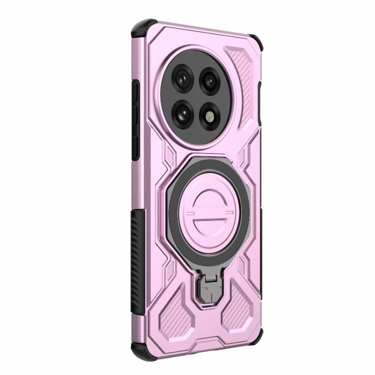 For OnePlus 13 5G J-20 Solid Color MagSafe Magnetic TPU+PC Phone Case