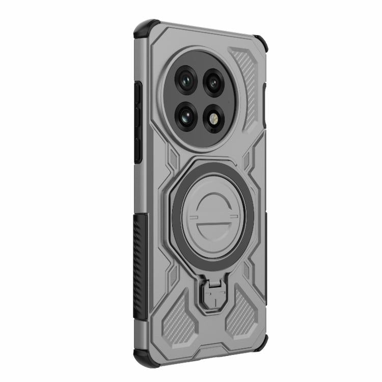 For OnePlus 13 5G J-20 Solid Color MagSafe Magnetic TPU+PC Phone Case