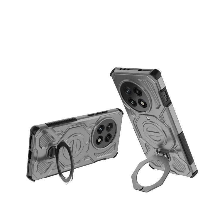 For OnePlus 13 5G J-20 Solid Color MagSafe Magnetic TPU+PC Phone Case
