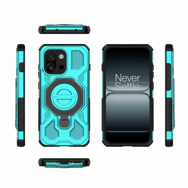 For OnePlus 13T 5G J-20 Solid Color MagSafe Magnetic TPU+PC Phone Case