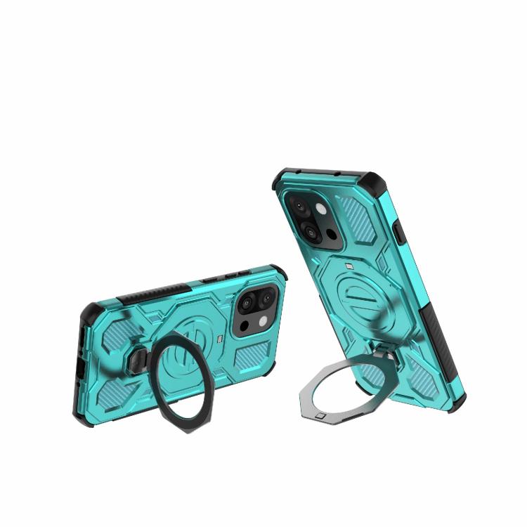 For OnePlus 13T 5G J-20 Solid Color MagSafe Magnetic TPU+PC Phone Case