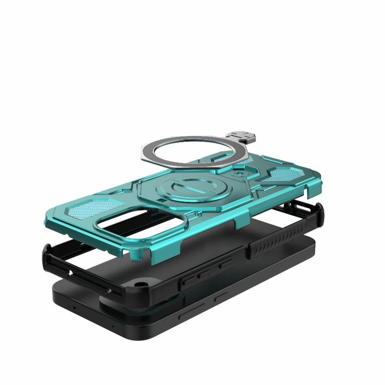 For OnePlus 13T 5G J-20 Solid Color MagSafe Magnetic TPU+PC Phone Case