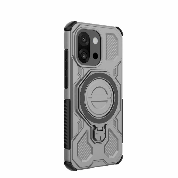 For OnePlus 13T 5G J-20 Solid Color MagSafe Magnetic TPU+PC Phone Case