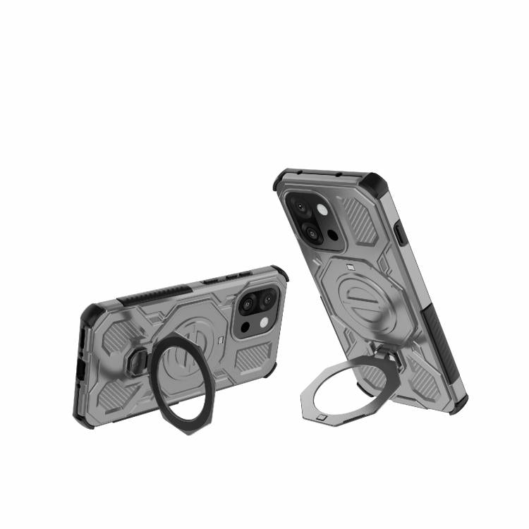 For OnePlus 13T 5G J-20 Solid Color MagSafe Magnetic TPU+PC Phone Case