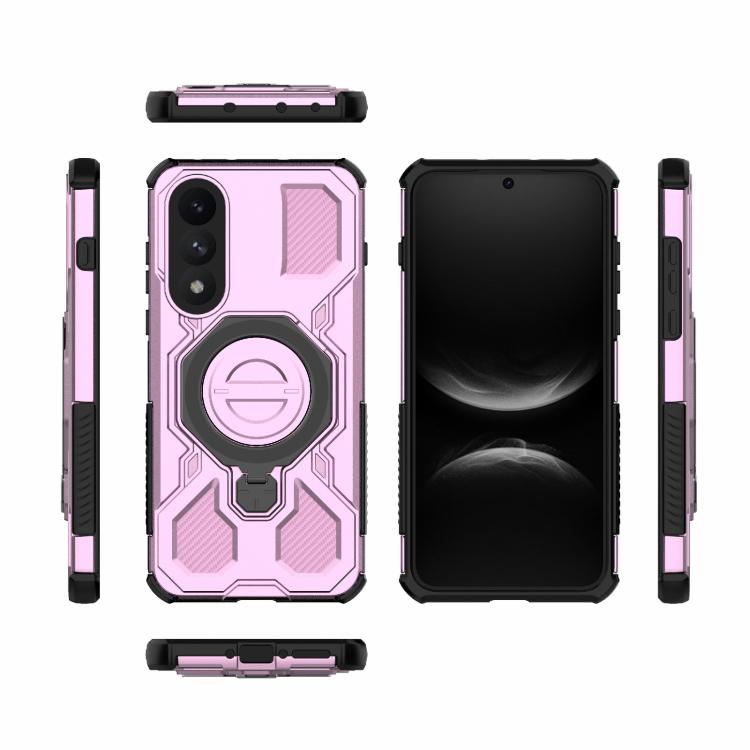 For OnePlus Ace 5 Ultra 5G / Nord 5 J-20 Solid Color MagSafe Magnetic TPU+PC Phone Case
