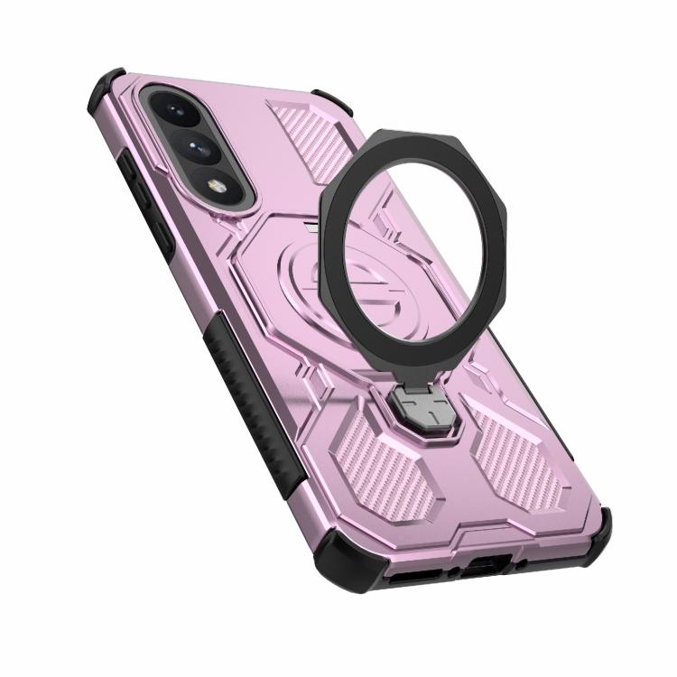 For OnePlus Ace 5 Ultra 5G / Nord 5 J-20 Solid Color MagSafe Magnetic TPU+PC Phone Case