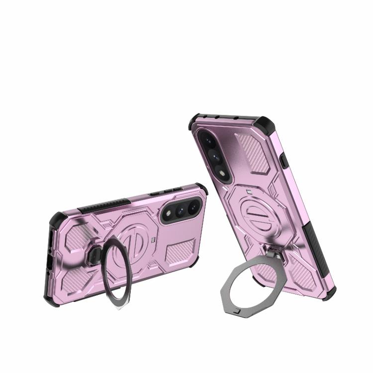 For OnePlus Ace 5 Ultra 5G / Nord 5 J-20 Solid Color MagSafe Magnetic TPU+PC Phone Case