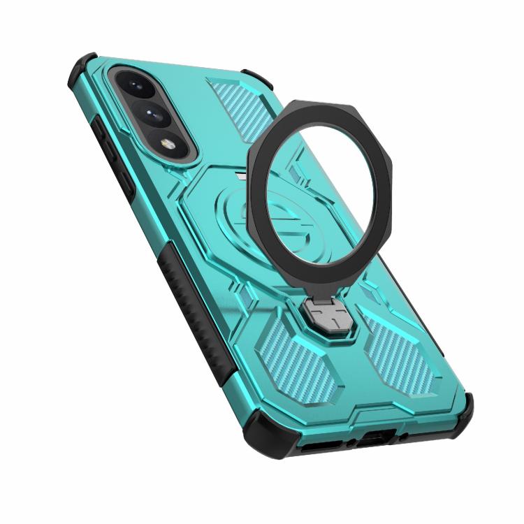 For OnePlus Ace 5 Ultra 5G / Nord 5 J-20 Solid Color MagSafe Magnetic TPU+PC Phone Case