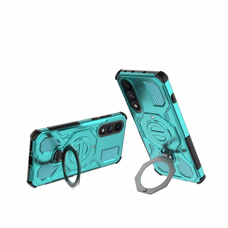 For OnePlus Ace 5 Ultra 5G / Nord 5 J-20 Solid Color MagSafe Magnetic TPU+PC Phone Case