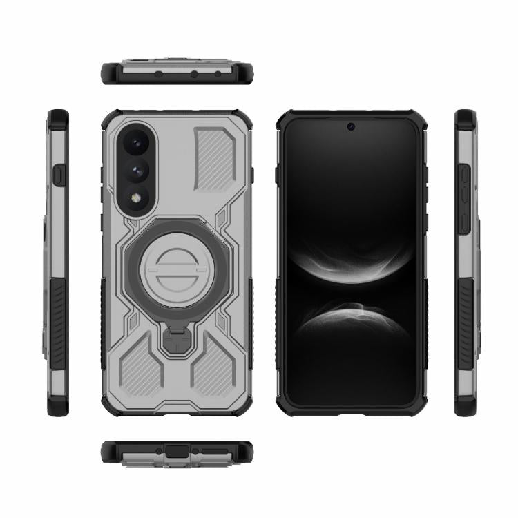 For OnePlus Ace 5 Ultra 5G / Nord 5 J-20 Solid Color MagSafe Magnetic TPU+PC Phone Case