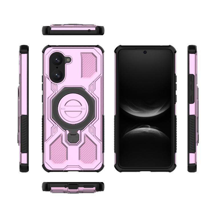For OnePlus Ace 5 Racing 5G / Nord CE5 J-20 Solid Color MagSafe Magnetic TPU+PC Phone Case