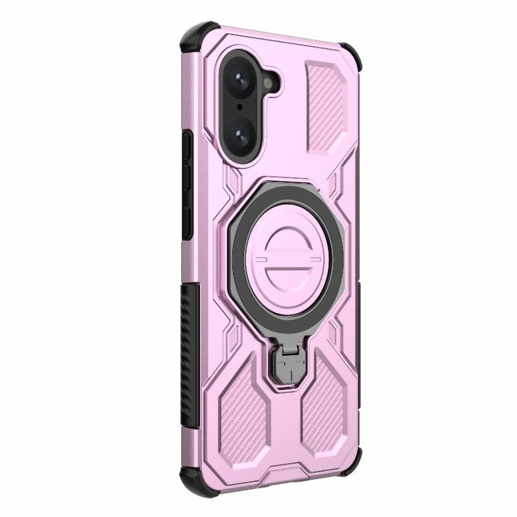 For OnePlus Ace 5 Racing 5G / Nord CE5 J-20 Solid Color MagSafe Magnetic TPU+PC Phone Case