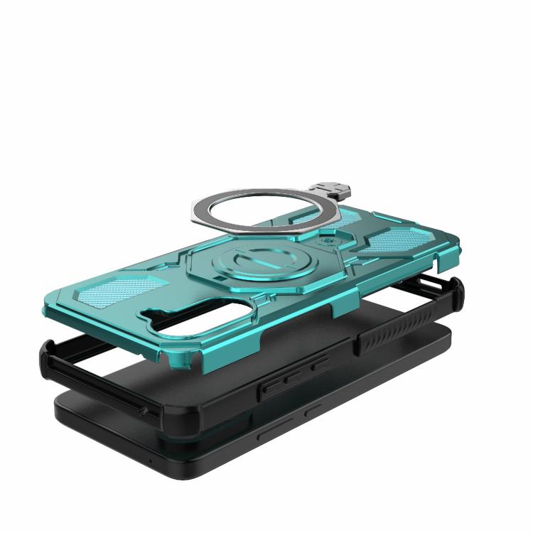 For OnePlus Ace 5 Racing 5G / Nord CE5 J-20 Solid Color MagSafe Magnetic TPU+PC Phone Case