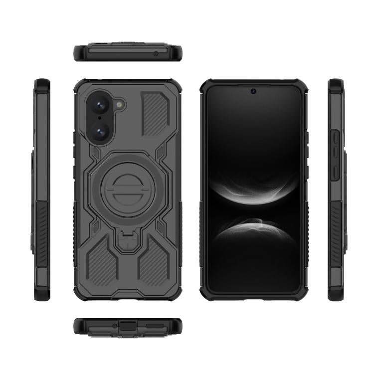 For OnePlus Ace 5 Racing 5G / Nord CE5 J-20 Solid Color MagSafe Magnetic TPU+PC Phone Case