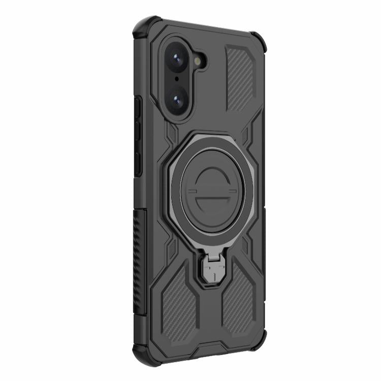 For OnePlus Ace 5 Racing 5G / Nord CE5 J-20 Solid Color MagSafe Magnetic TPU+PC Phone Case