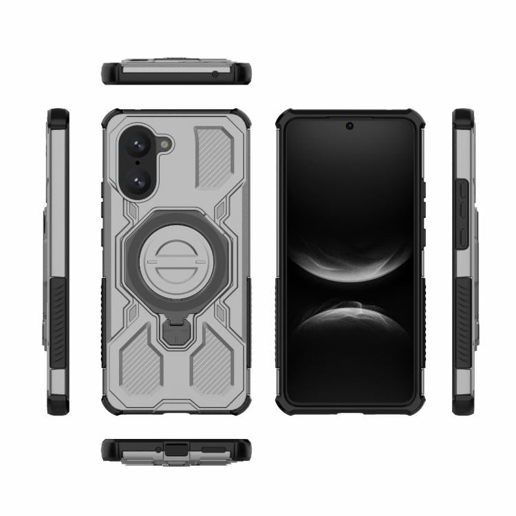 For OnePlus Ace 5 Racing 5G / Nord CE5 J-20 Solid Color MagSafe Magnetic TPU+PC Phone Case