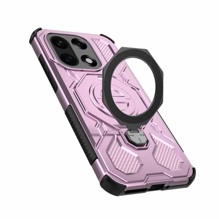 For OnePlus 15 5G J-20 Solid Color MagSafe Magnetic TPU+PC Phone Case