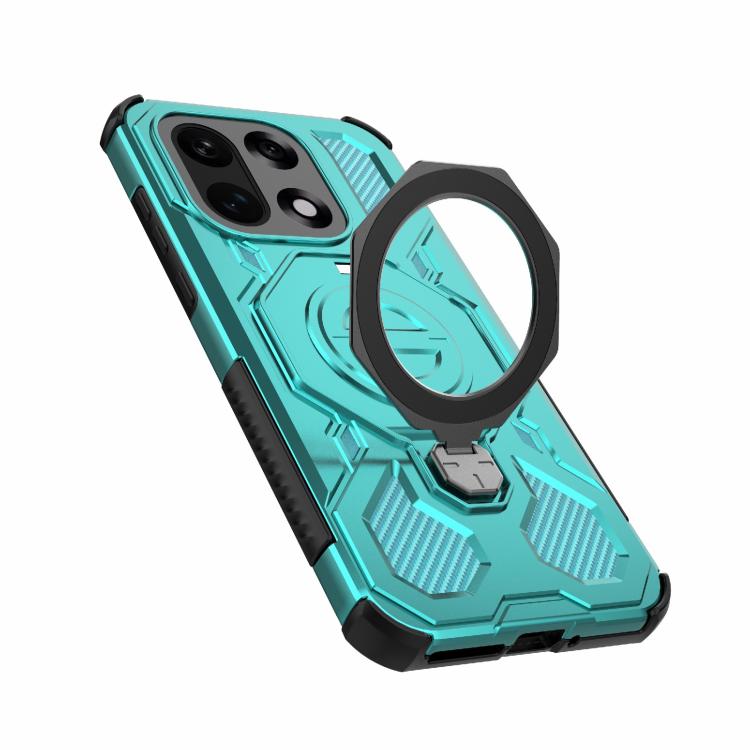 For OnePlus 15 5G J-20 Solid Color MagSafe Magnetic TPU+PC Phone Case