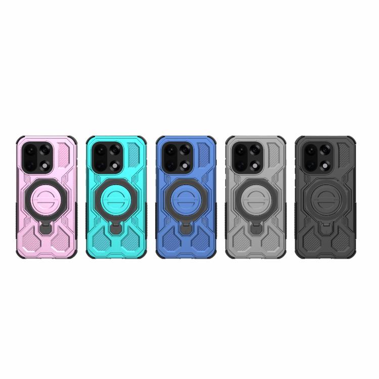 For OnePlus 15 5G J-20 Solid Color MagSafe Magnetic TPU+PC Phone Case