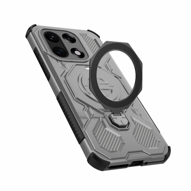 For OnePlus 15 5G J-20 Solid Color MagSafe Magnetic TPU+PC Phone Case