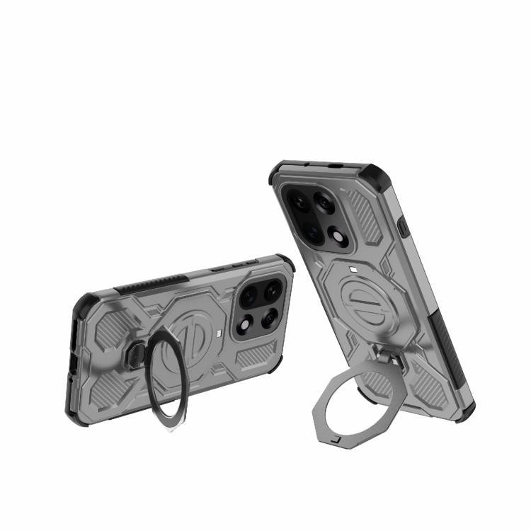 For OnePlus 15 5G J-20 Solid Color MagSafe Magnetic TPU+PC Phone Case