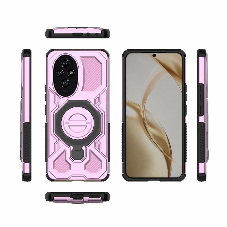 For Honor 200 5G J-20 Solid Color MagSafe Magnetic TPU+PC Phone Case