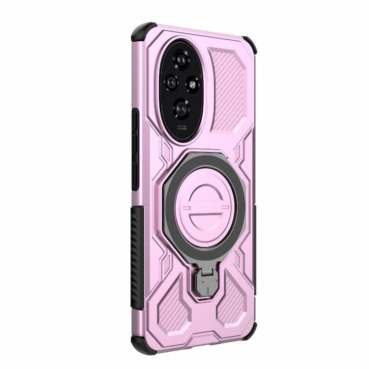 For Honor 200 5G J-20 Solid Color MagSafe Magnetic TPU+PC Phone Case