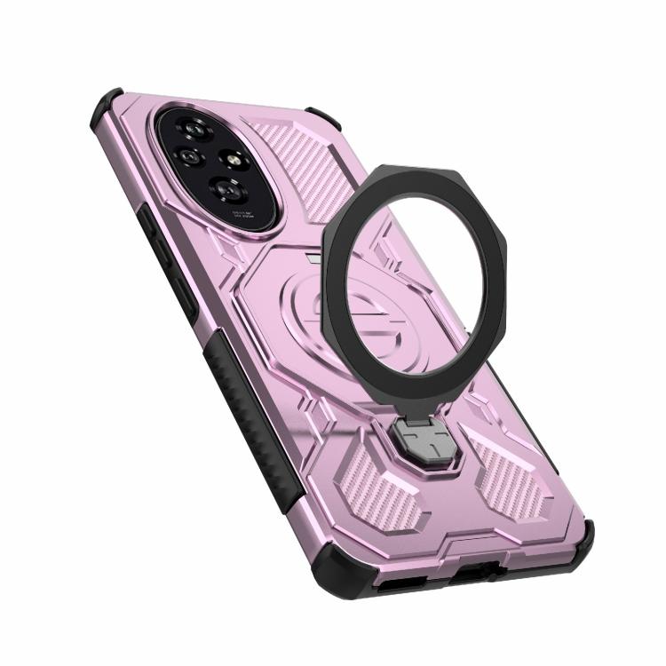 For Honor 200 5G J-20 Solid Color MagSafe Magnetic TPU+PC Phone Case
