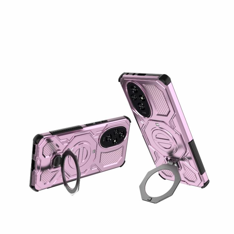 For Honor 200 5G J-20 Solid Color MagSafe Magnetic TPU+PC Phone Case