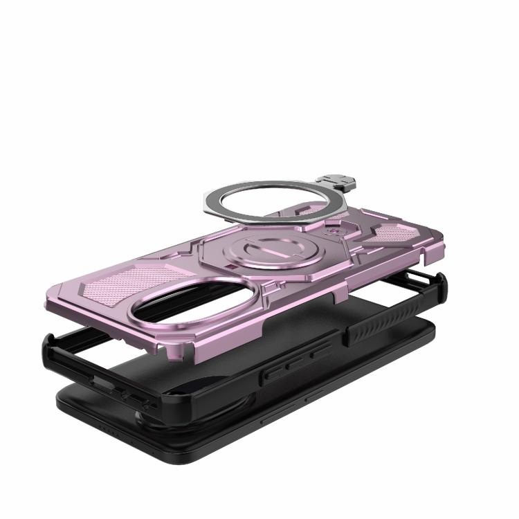 For Honor 200 5G J-20 Solid Color MagSafe Magnetic TPU+PC Phone Case