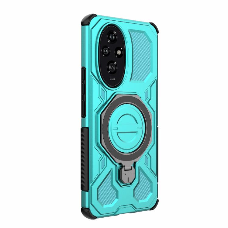 For Honor 200 5G J-20 Solid Color MagSafe Magnetic TPU+PC Phone Case