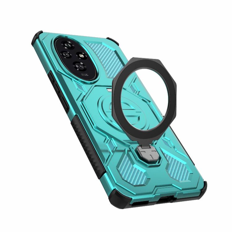 For Honor 200 5G J-20 Solid Color MagSafe Magnetic TPU+PC Phone Case