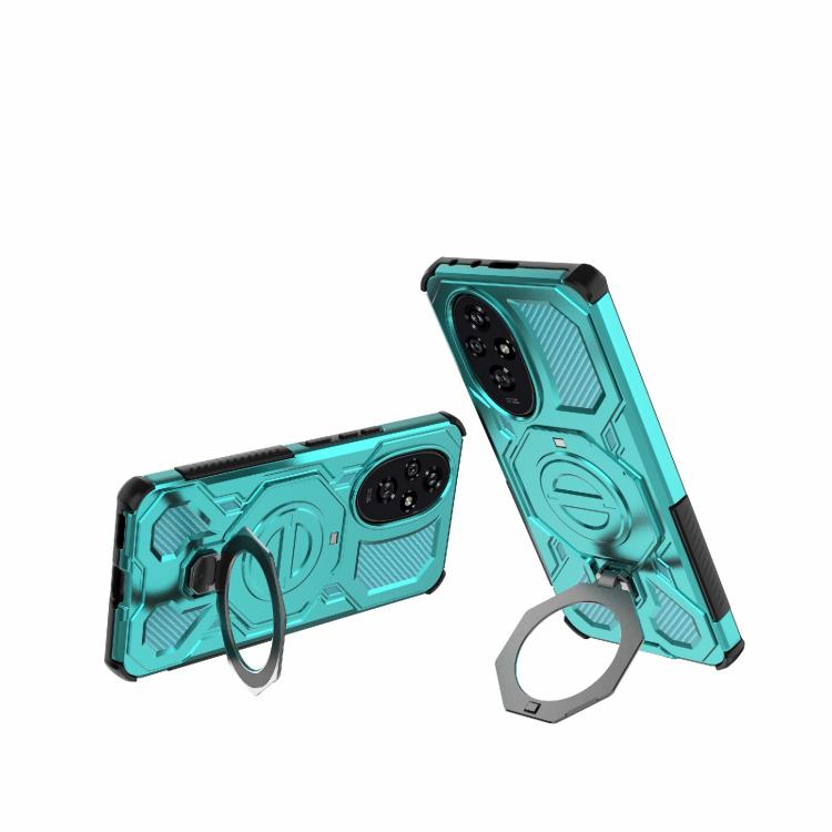 For Honor 200 5G J-20 Solid Color MagSafe Magnetic TPU+PC Phone Case
