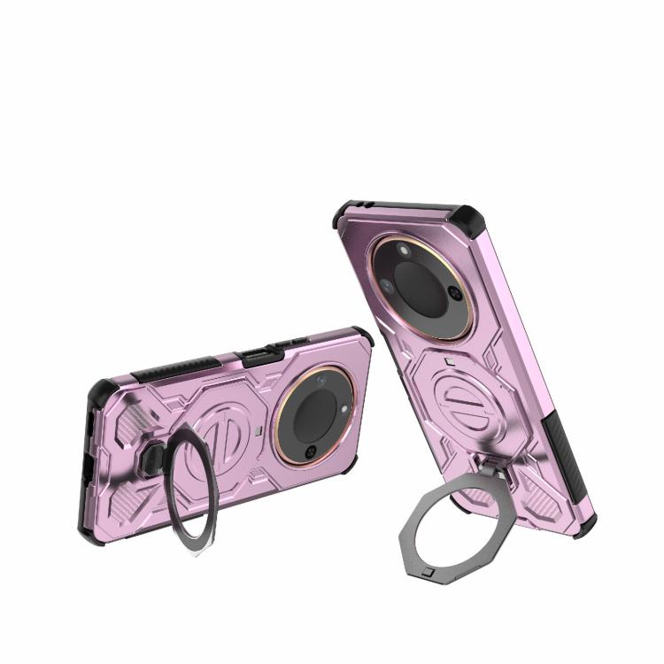 For Honor X60 5G J-20 Solid Color MagSafe Magnetic TPU+PC Phone Case