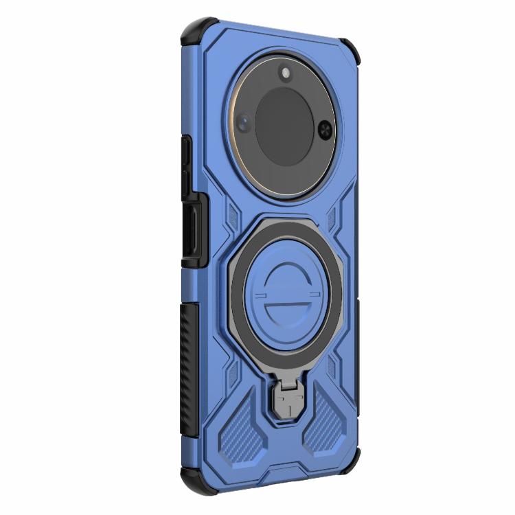 For Honor X60 5G J-20 Solid Color MagSafe Magnetic TPU+PC Phone Case