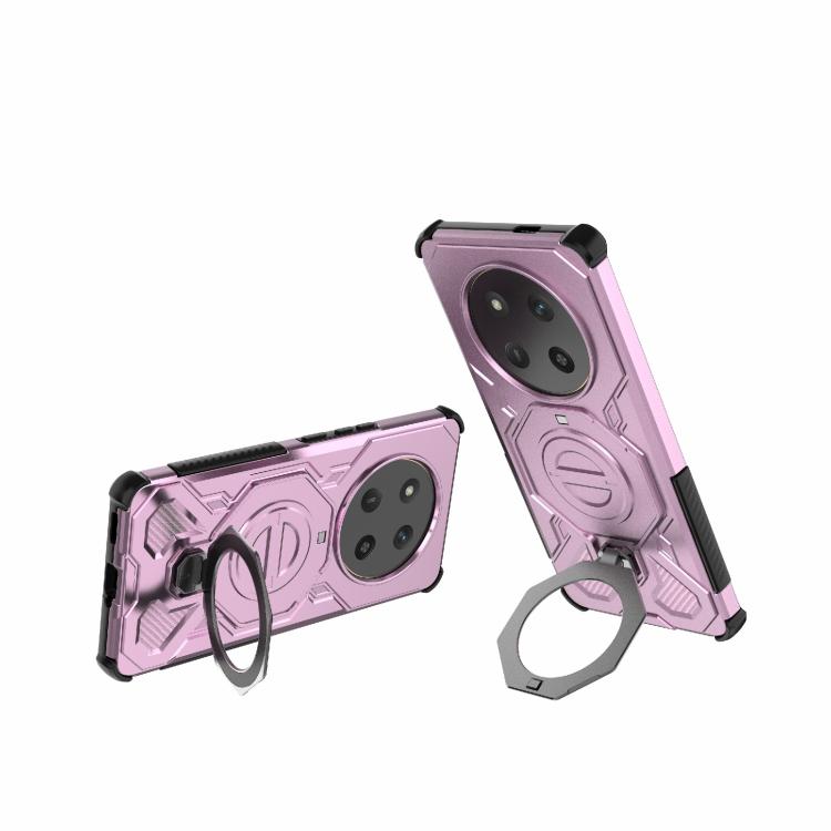 For Honor X60 Pro 5G J-20 Solid Color MagSafe Magnetic TPU+PC Phone Case